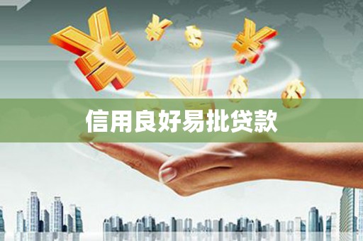 广安信用良好易批贷款