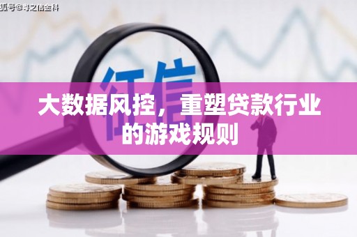 广安大数据风控，重塑贷款行业的游戏规则
