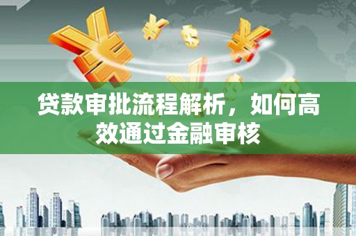 广安贷款审批流程解析，如何高效通过金融审核