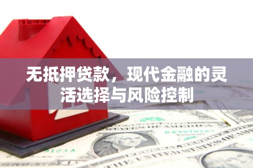 广安无抵押贷款，现代金融的灵活选择与风险控制