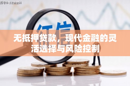 广安无抵押贷款，现代金融的灵活选择与风险控制