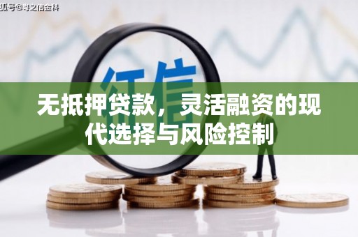 广安无抵押贷款，灵活融资的现代选择与风险控制