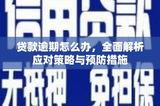 广安贷款逾期怎么办，全面解析应对策略与预防措施