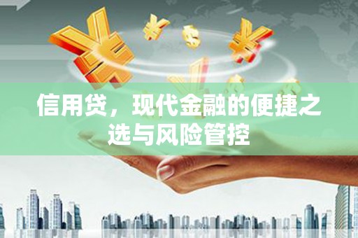 广安信用贷，现代金融的便捷之选与风险管控