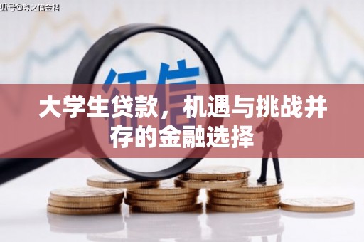 广安大学生贷款，机遇与挑战并存的金融选择