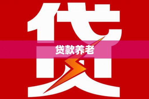 广安贷款养老