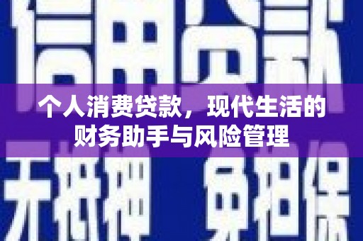 广安个人消费贷款，现代生活的财务助手与风险管理